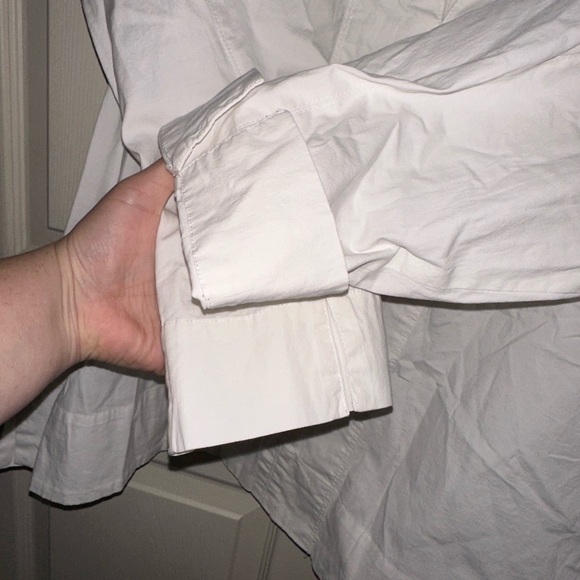 Tuckernuck white tunic Blouse XL nautical coastal boho beach - Picture 7 of 9